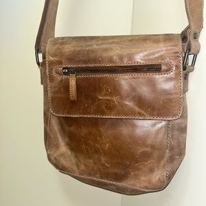 Genuine leather crossbody
